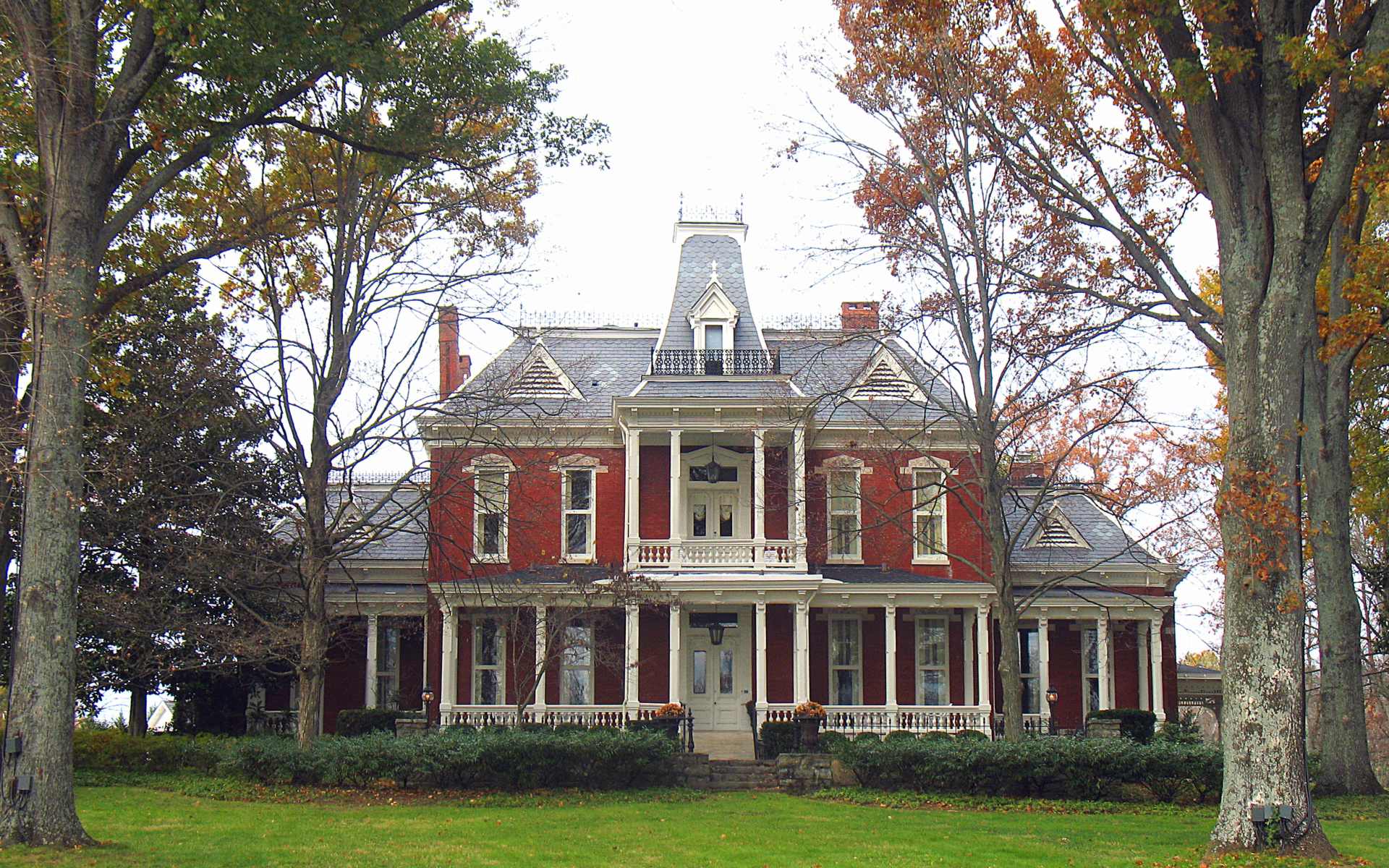 The historic West Meade house in West Meade, Nashville